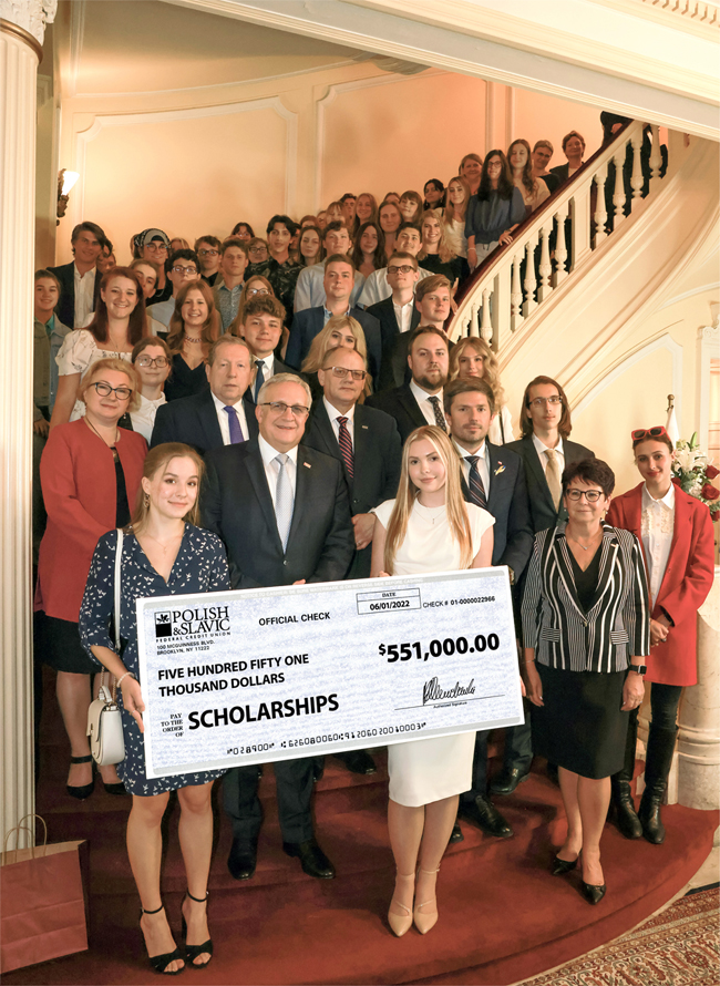 Scholarship recipients in New York